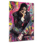 Pop Art Jackson mit Sneakers – Wandbild