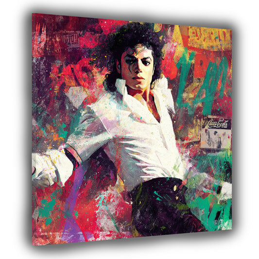Pop Art Jackson Tanz Pose Dynamik Wandbild