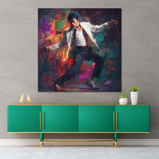 Kunst Pop Art Jackson abstrakt Wandbild