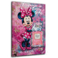 Pop Art Minnie mit Parfüm Pink Street Art Wandbild