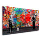 Pop Street Art Love Is The Answer Graffiti Wandbild