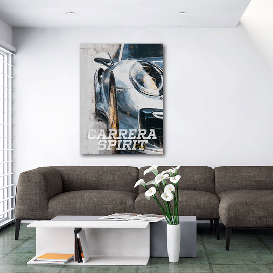 Porsche Carrera Sportwagen Nahaufnahme Wandbild