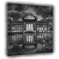 Reichstagsgebäude Berlin Schwarz Weiß Spiegelung Architektur Wandbild