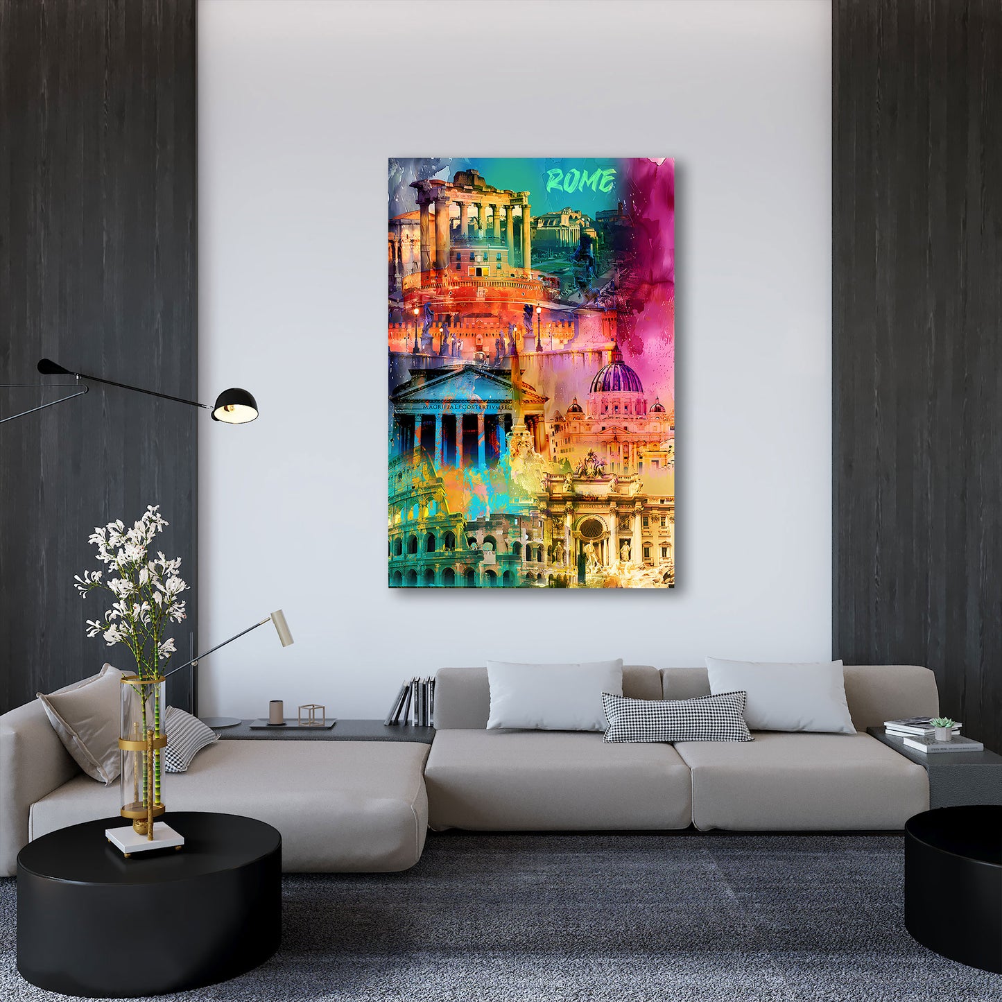 Rom Forum Romanum Kolosseum Pantheon Petersdom Wandbild