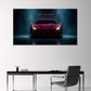 Roter Ferrari Rule Your World dramatische Lichter Wandbild