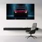 Roter Ferrari Rule Your World dramatische Lichter Wandbild