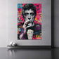 Scarface Pop Art Graffiti intensives Porträt Wandbild