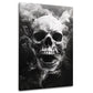 Skull expressiv und dramatisch in Pastelltönen Wandbild