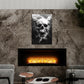Skull expressiv und dramatisch in Pastelltönen Wandbild