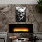 Skull expressiv und dramatisch in Pastelltönen Wandbild