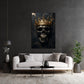 Skull King dunkel und expressiv als Kunstwerk Wandbild