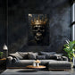 Skull King dunkel und expressiv als Kunstwerk Wandbild