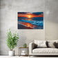 Strand Wandbild im Querformat an einer Wohnraumwand