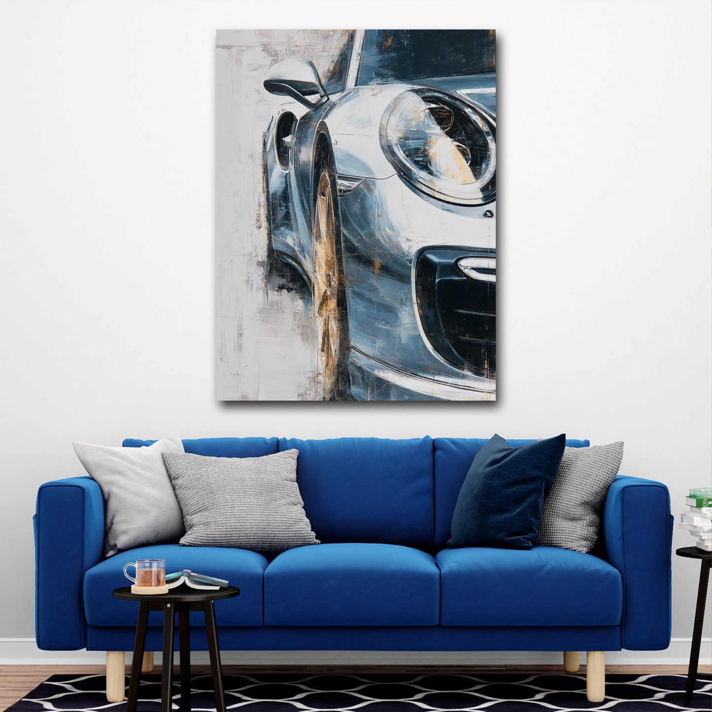 Sportwagen Luxus Auto Dynamik Wandbild