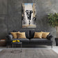 Street Art Kind hebt Elefant in einer Gasse BANKSY-ART Wandbild