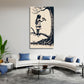 Street Art Kind mit Fisch am Baum BANKSY-ART Wandbild
