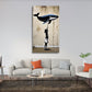 Street Art Kind mit Walballon BANKSY-ART Wandbild
