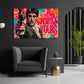 Street Art Scarface The World Is Your's Gangster Pop Art Wandbild