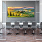 Toskana Landschaft Panorama Wandbild