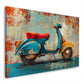 Vintage Vespa – Wandbild