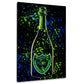 Wandbild Flasche Pop Art Lifestyle Kunstwerk