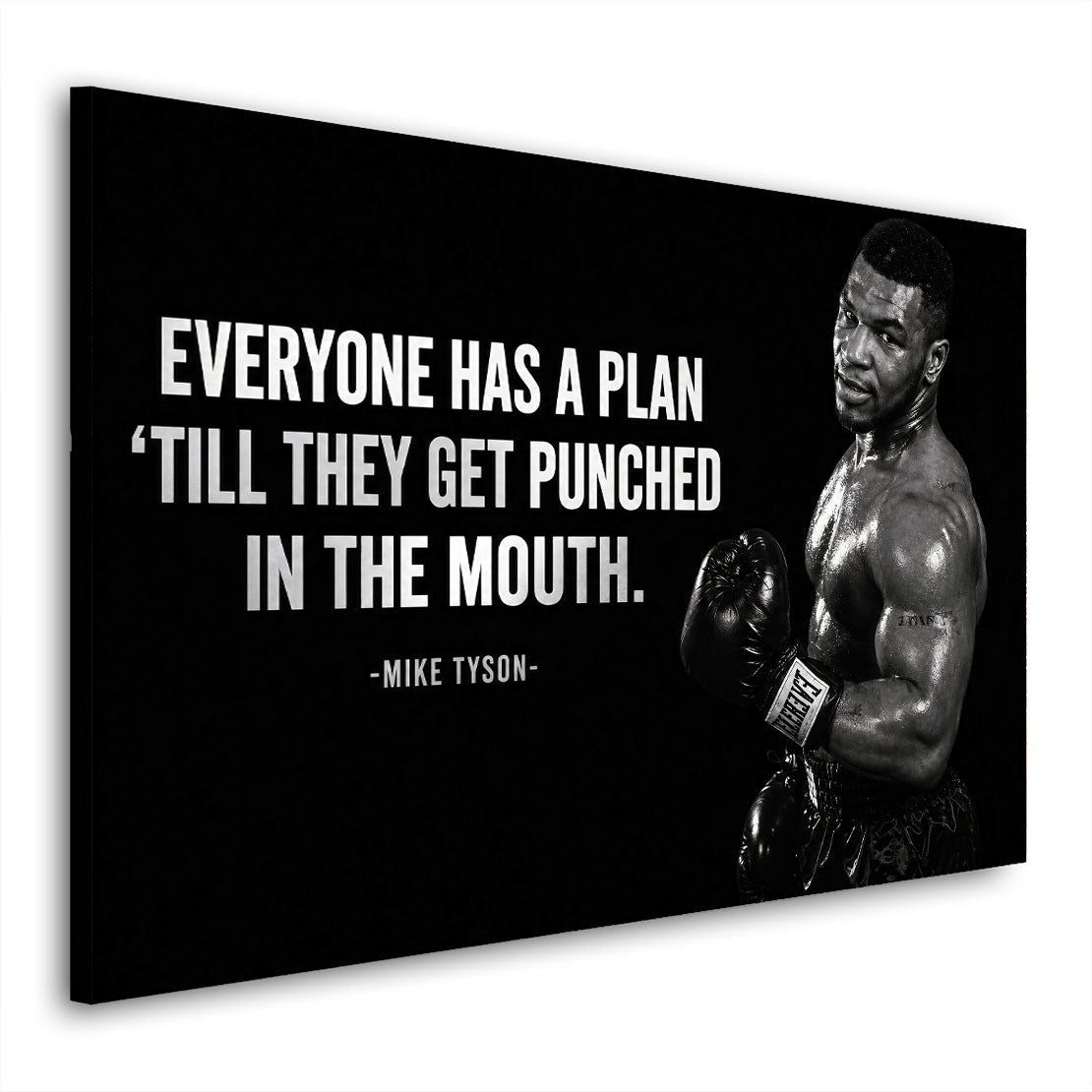 Everyone has a Plan – Wandbild