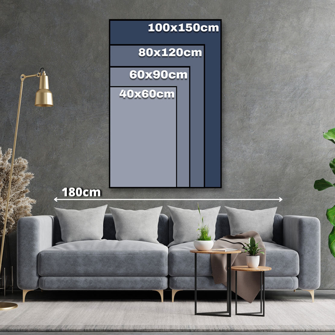 Flasche Luxus Champagne Wandbild