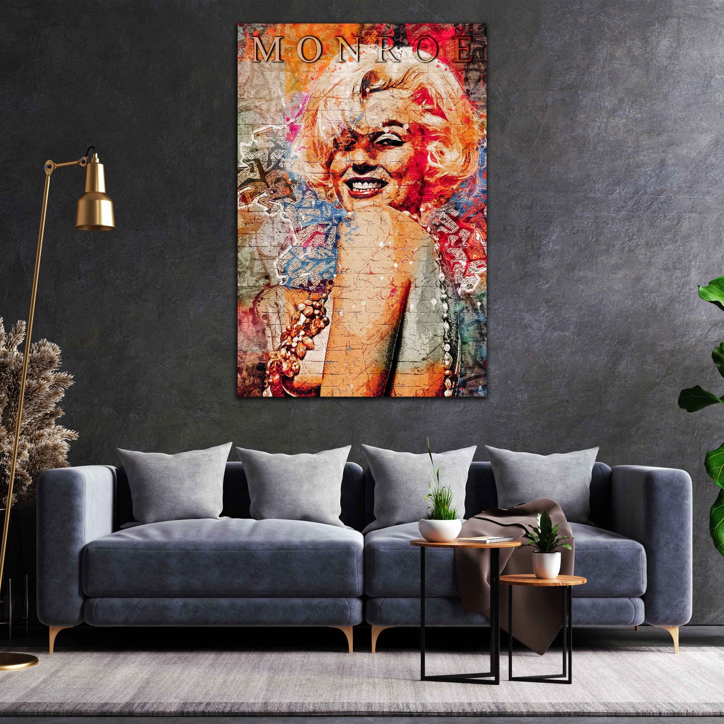 Wandbild Marilyn Monroe Wonderful Street Art