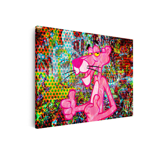 Wandbild Cool Panther Pop Art Comic