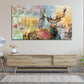 Wandbild Hirsch Colour Style abstrakt
