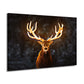Wandbild Hirsch Let It Snow, Tiere