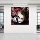 Wandbild Joker Pop Art Abstract Style