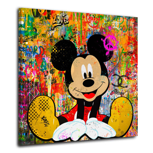 Pop Art Mickey StyleWandbild Comic Pop Art Bild