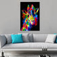 Wandbild Pop Art Colour Giraffe