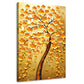 Lebensbaum Wandbild abstrakt goldener Baum, Golden Tree, Natur