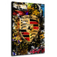 Wandbild abstrakte Kunst Auto Sport Sportwagen Pop Art