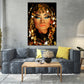 Kleopatra Wandbild arabische Königin Beautiful Women Gold Style
