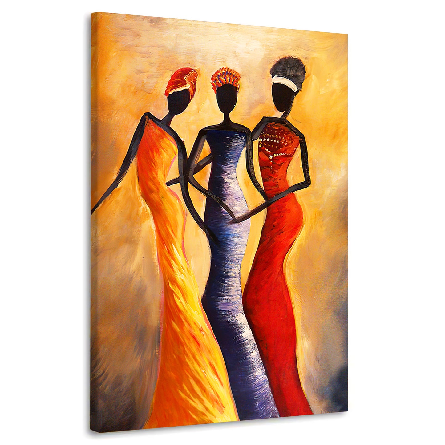 Wandbild afrikanische Frauen afrikanische Eleganz Abstract Style