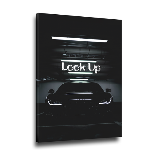 Sportwagen Motivation Look Up Wandbild
