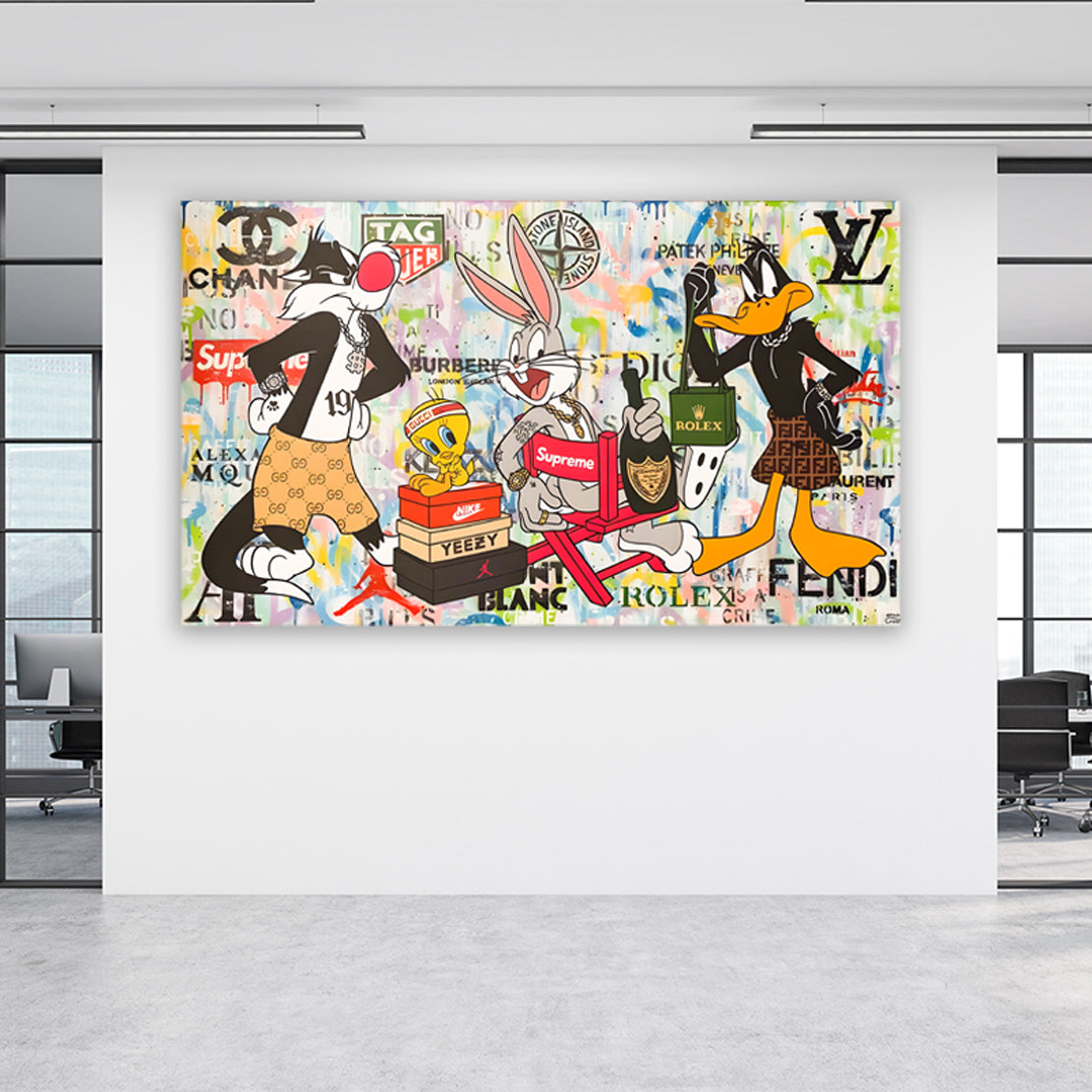 Luxury Pop Art Comic Wandbild Kunstdruck
