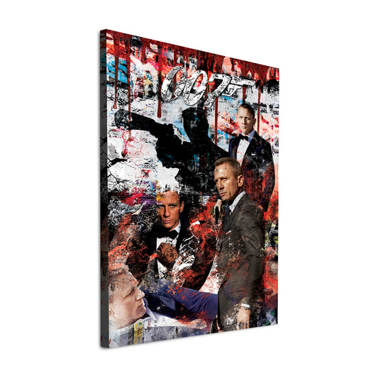 Bond Pop Art Style Wandbild