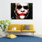 Wandbild Joker Black Abstract Style, Kunstdruck Dekoration