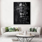 Wandbild Löwe Motivation It Is Not Over When You Lose Black Edition