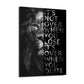Wandbild Löwe Motivation It Is Not Over When You Lose Black Edition