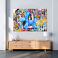 Wandbild Luftballon Hund Pop Art Style