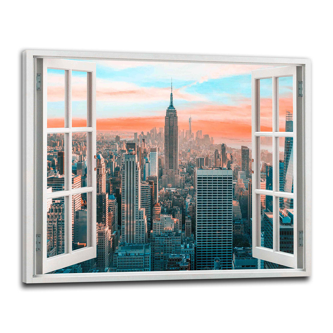 Wandbild New York City Fenster