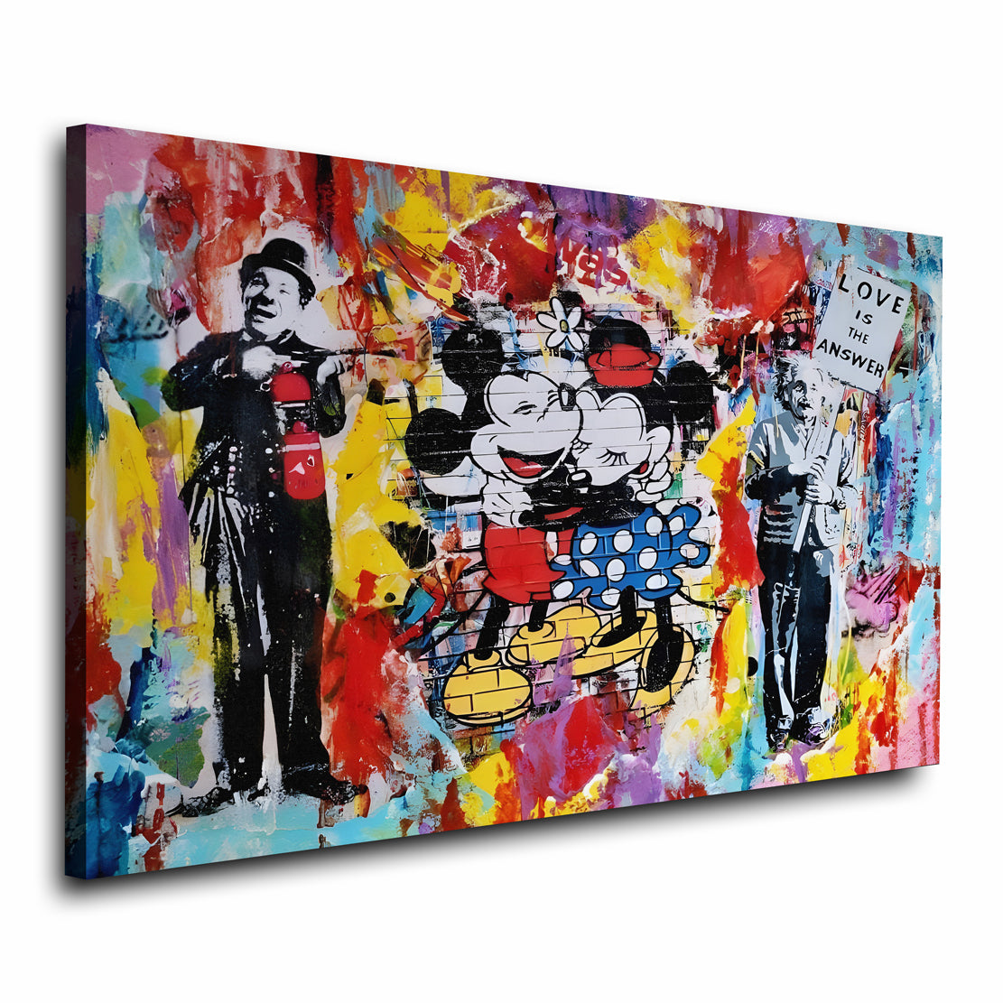 Wandbild Pop Art Kunst Street Art Comic