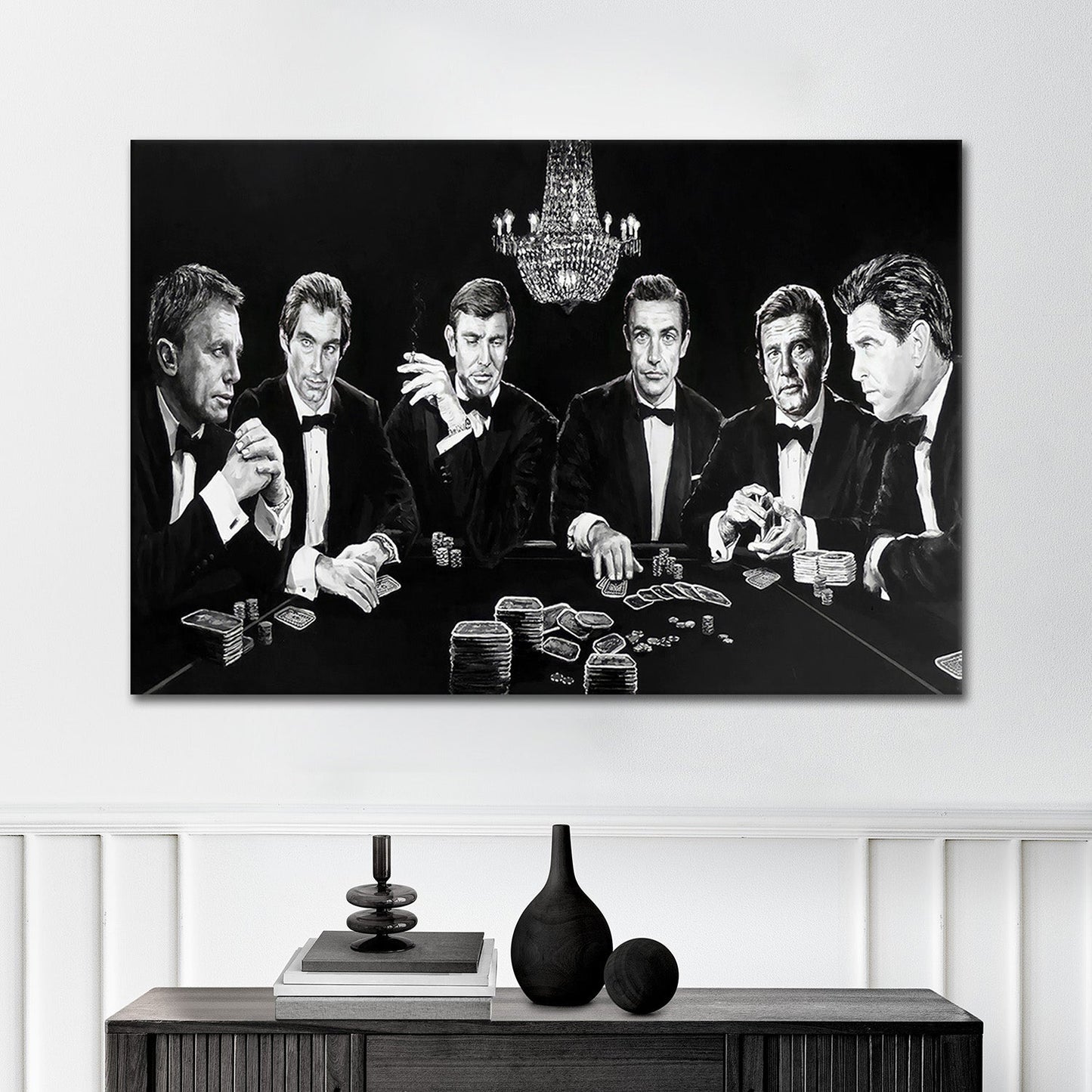 Wandbild modern Bond Family Style Kunst