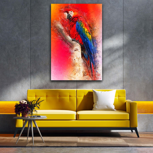 Kunstwelten24 Wandbilder kostenlos] Papageien Vögeln & [Versand