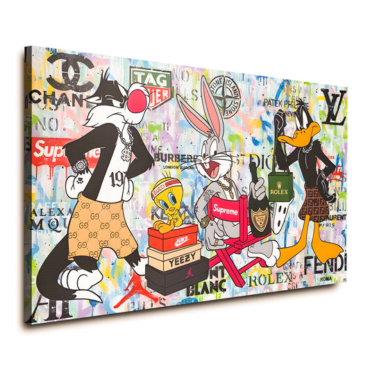 Luxury Pop Art Comic Wandbild Kunstdruck